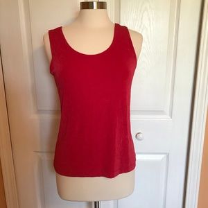 Chico's Tops - Chico's Travelers slinky red coral tank 2 Chico's Tops - Chico's Travelers slinky red coral tank 2